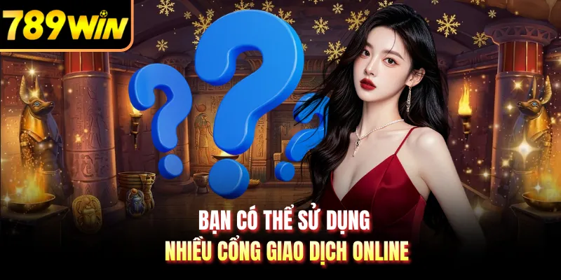 Bạn có thể sử dụng nhiều cổng giao dịch online