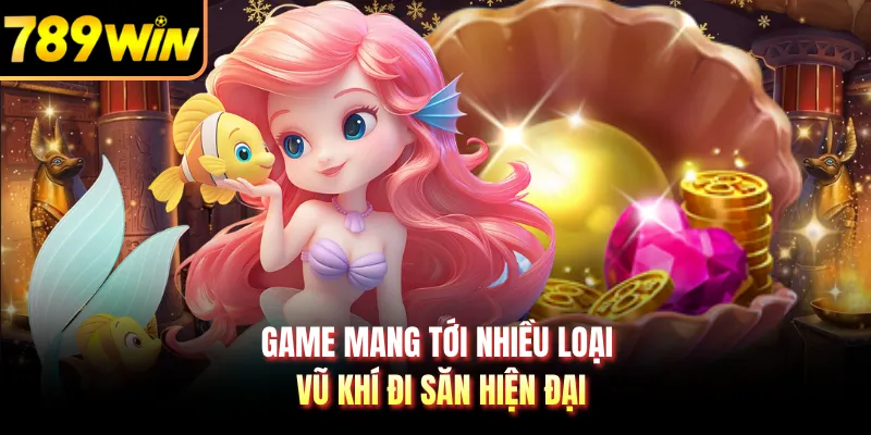 Game mang tới nhiều loại vũ khí đi săn hiện đại