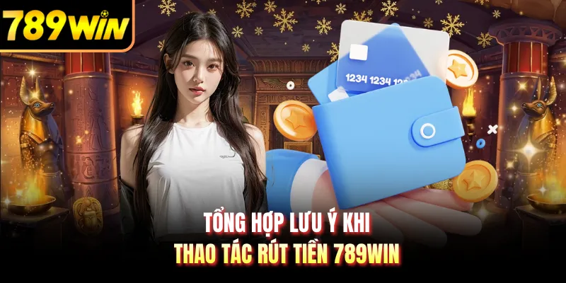 Tổng hợp lưu ý khi thao tác rút tiền 789WIN